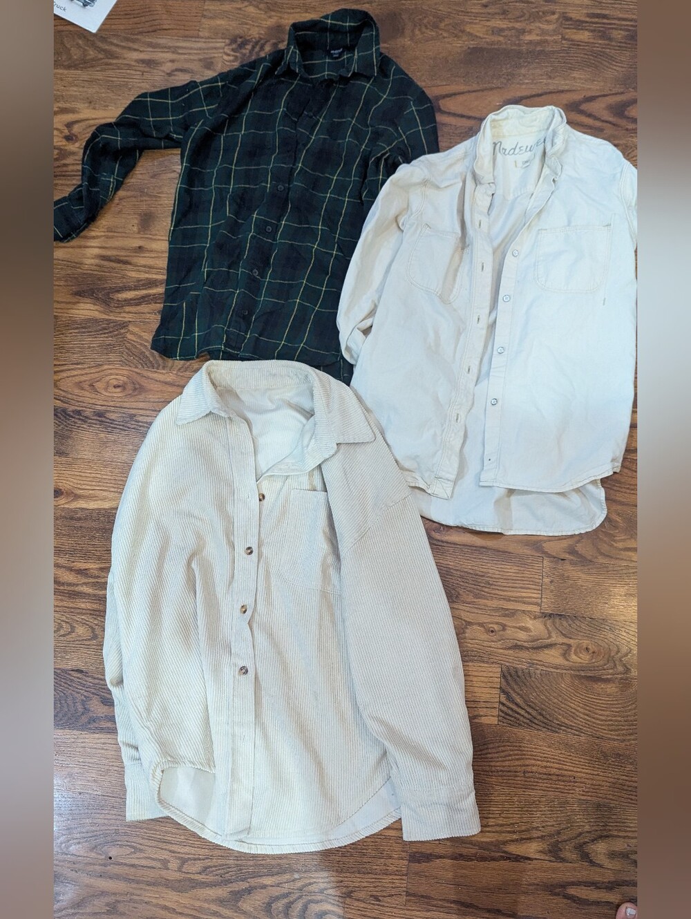 3 fall/winter button downs